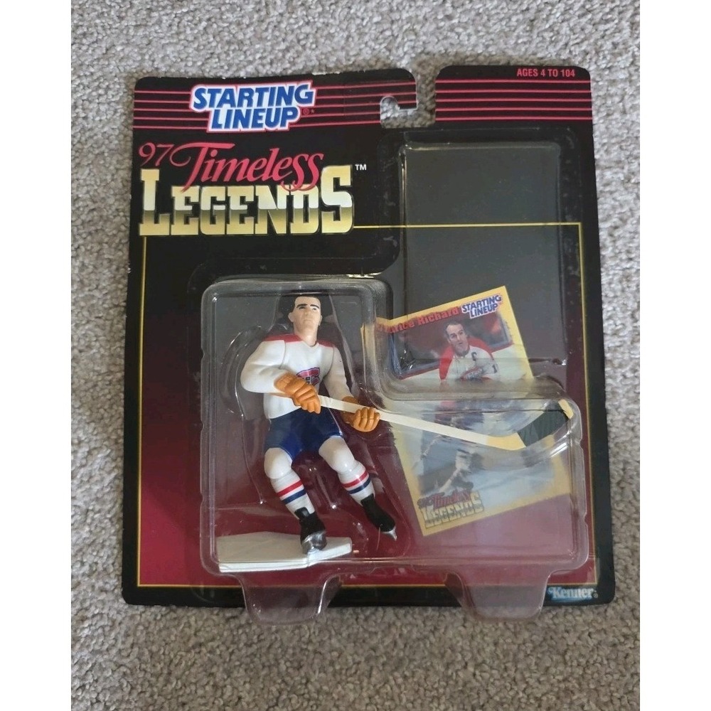 1997 STARTING LINEUP KENNER MAURICE RICHARD TIMELESS LEGENDS NIP